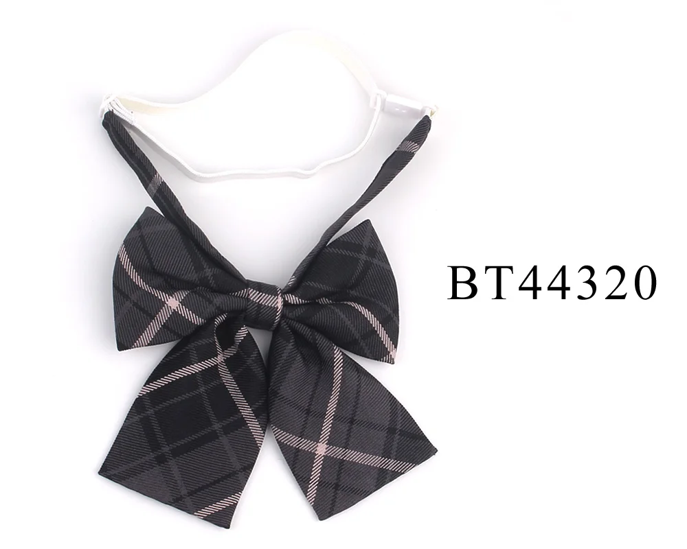 Ladies Plaid Bowtie Casual Bow Tie For Women Uniform Collar Butterf Bowknot Adult Check Bow Ties Cravats Cotton Girls Bowties