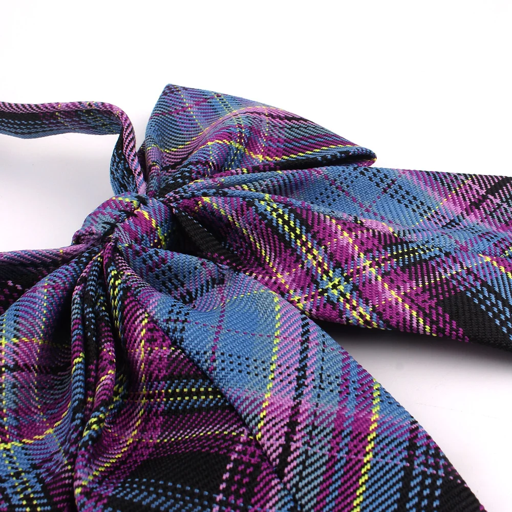 Ladies Plaid Bowtie Casual Bow Tie For Women Uniform Collar Butterf Bowknot Adult Check Bow Ties Cravats Cotton Girls Bowties