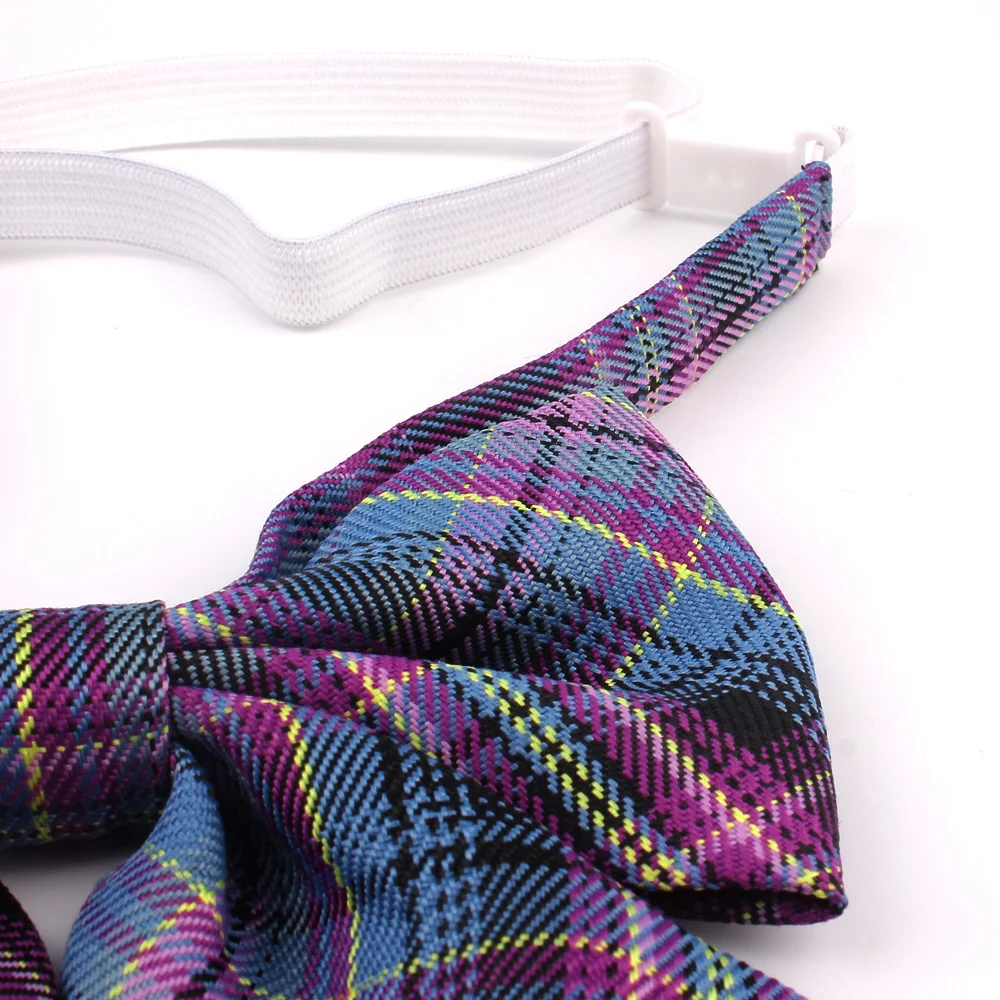 Ladies Plaid Bowtie Casual Bow Tie For Women Uniform Collar Butterf Bowknot Adult Check Bow Ties Cravats Cotton Girls Bowties
