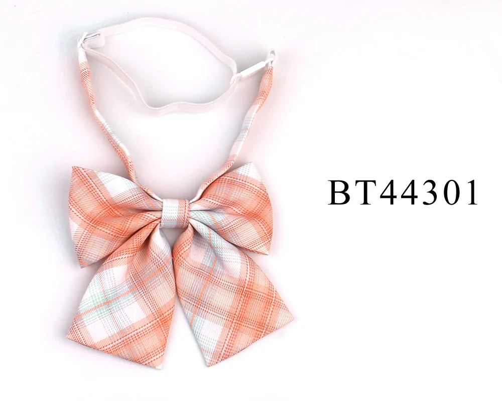 Ladies Plaid Bowtie Casual Bow Tie For Women Uniform Collar Butterf Bowknot Adult Check Bow Ties Cravats Cotton Girls Bowties