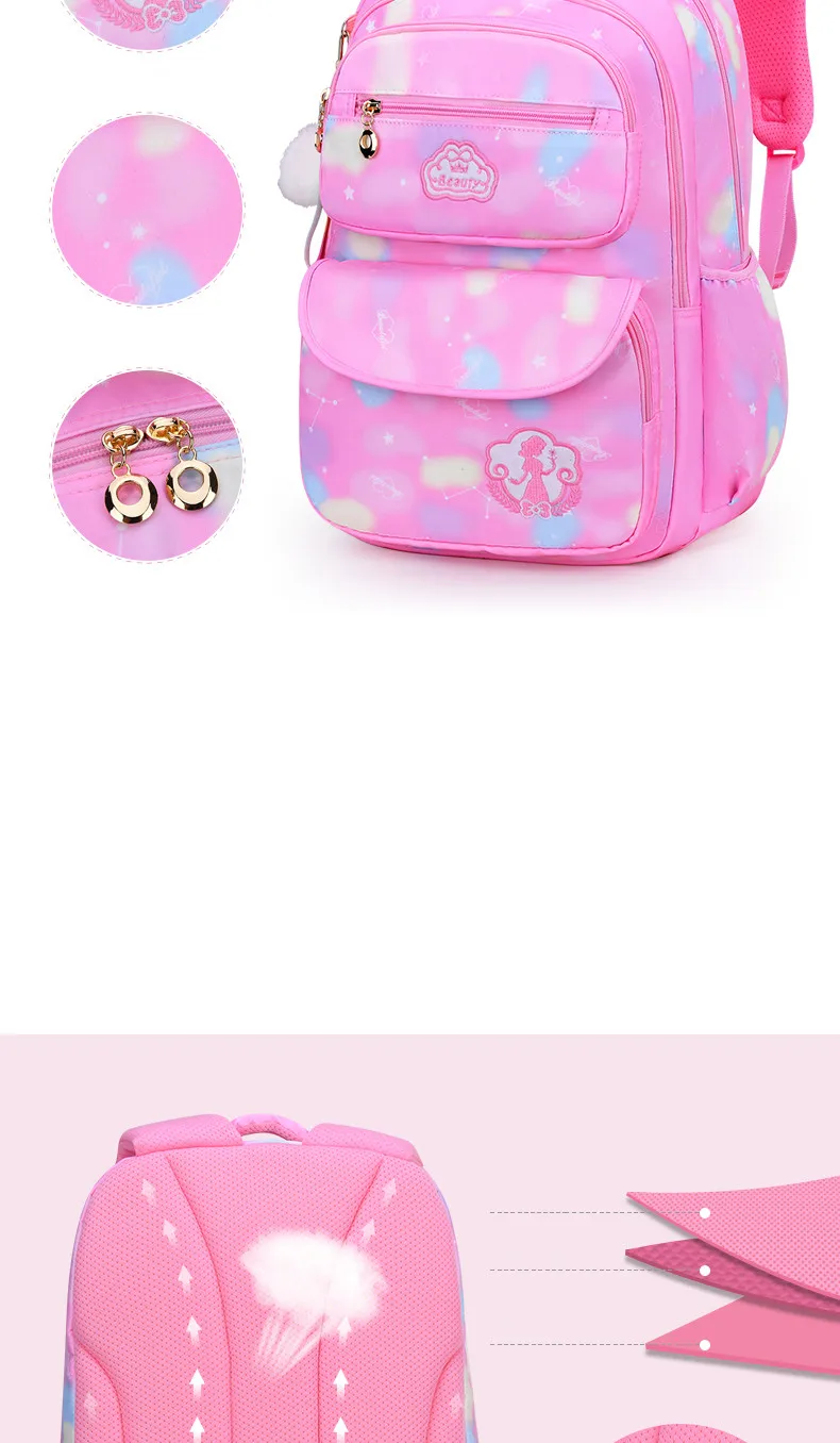 Backpack School Bag Girl Back Pack For Children Kid Child Teenager Female Class Schoolbag Primary Women Bagpack Teen Bookbag Kit