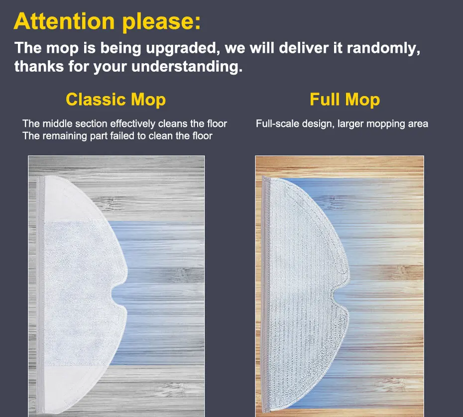 For Xiaomi Mijia 1C STYTJ01ZHM Robot Vacuum Cleaner Hepa Filter Main Side Brush Mop Cloth Spare Part Repalcement Accessories