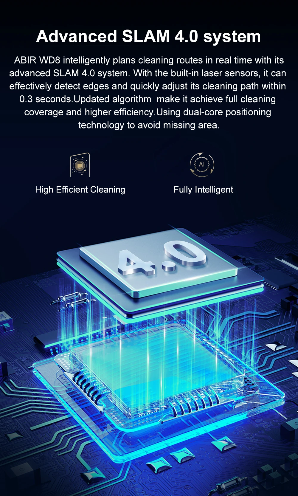 Robot Window Vacuum Cleaner ABIR WD8,Dual Ultrasonic Spray, APP&Remote Control, Smart Home Glass Mop,Auto Wall Cleaning Robot