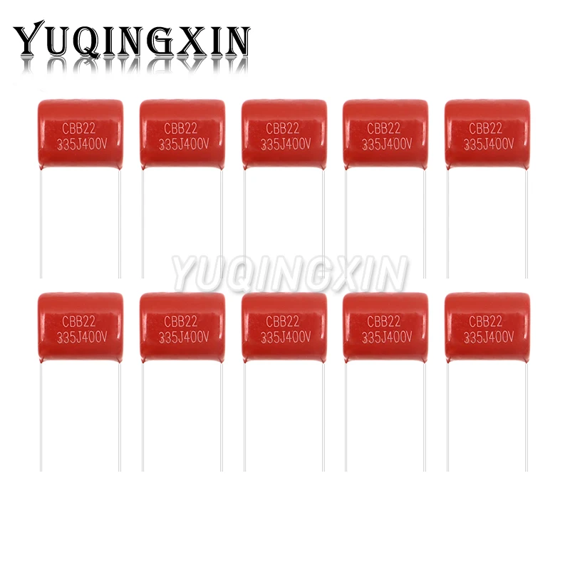 10PCS 63V 100V 250V 400V 450V 630V 2000V CBB Polypropylene Film Capacitor 101 103 104 105 125J 221 222 223 224 225 332 333 334