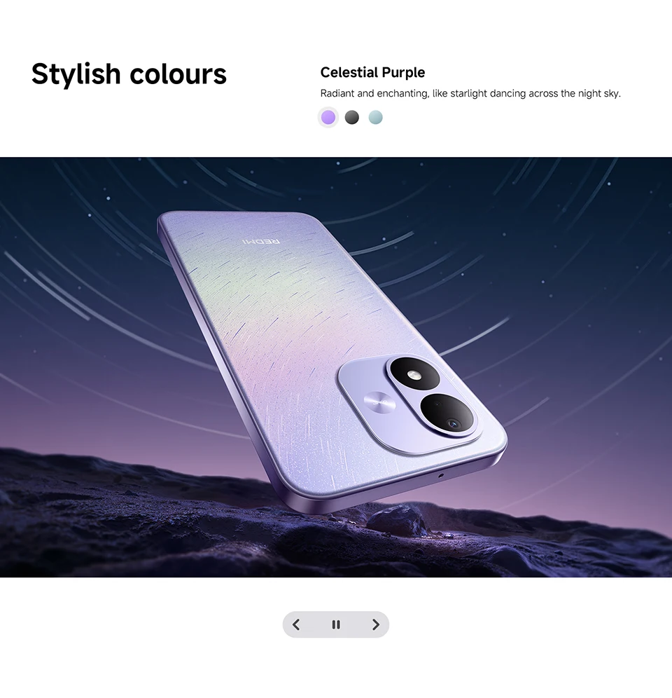 Global Version Xiaomi Redmi Note 17 4G Smartphone 128GB / 256GB ROM 50MP 6.99" FHD+ AMOLED Display Snapdragon® 6s 4G Gen  2