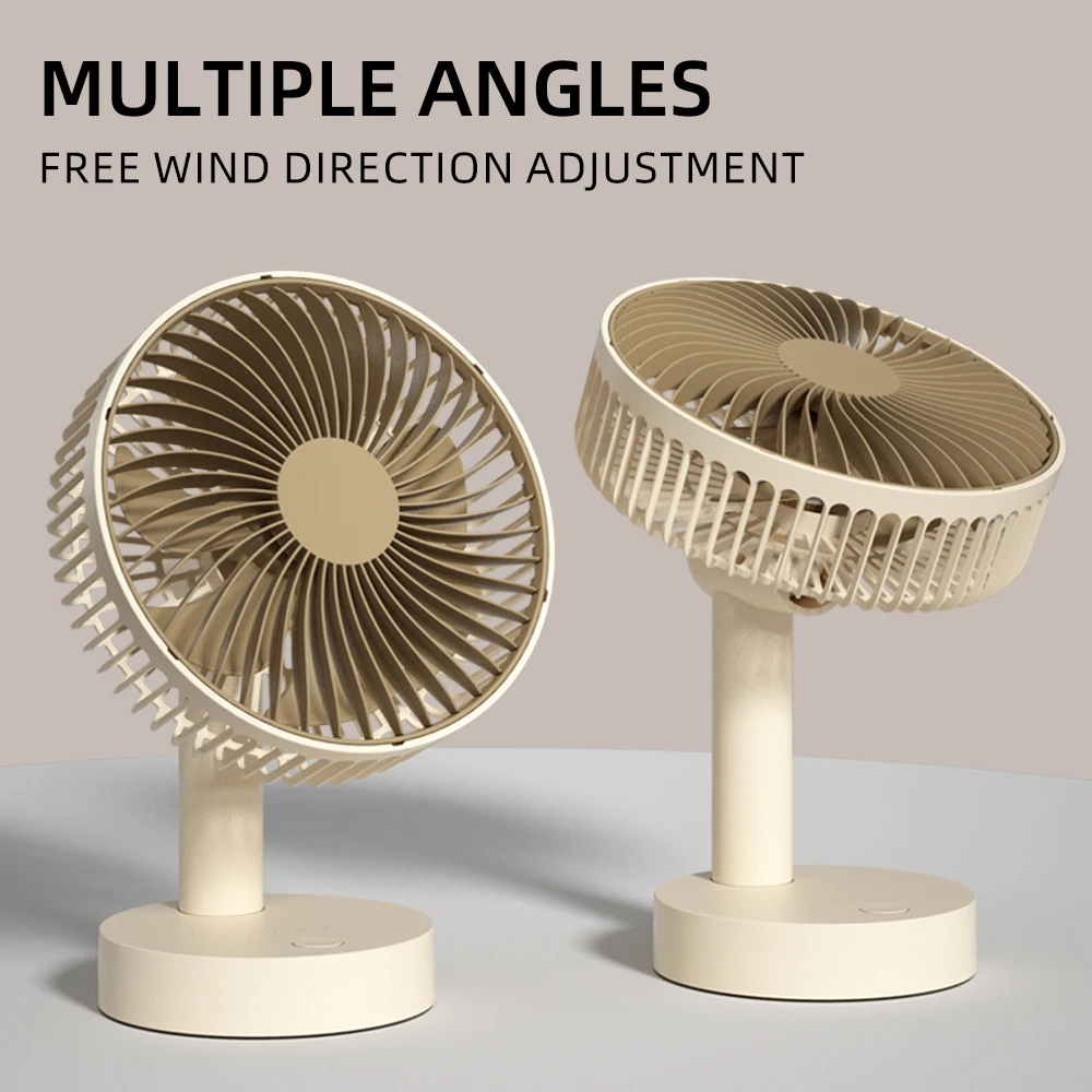 Mini USB Table Fan 4 Speeds Portable Desktop Table Cooling Fan Powered by USB Strong Wind Kipas USB Desk Fan
