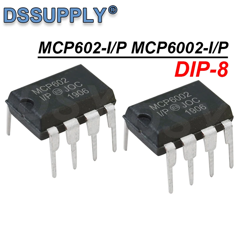 5PCS/LOT MCP602-I/P MCP6002 MCP602 DIP-8 Chipset