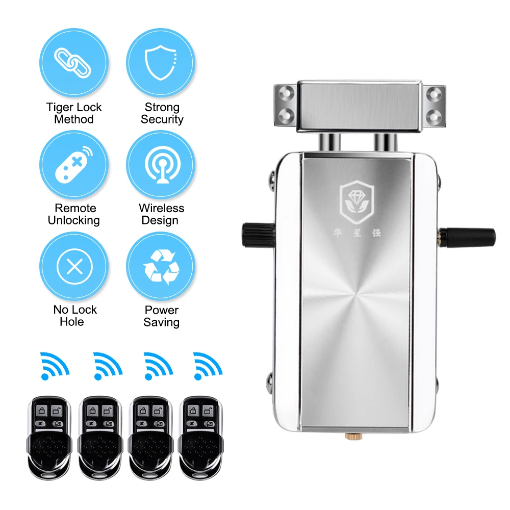 Tuya Wifi Remote Control Lock TTLock Smart Door Lock Wireless Bluetooth Smart Lock Invisible Deadbolt Hidden Keyless Locks