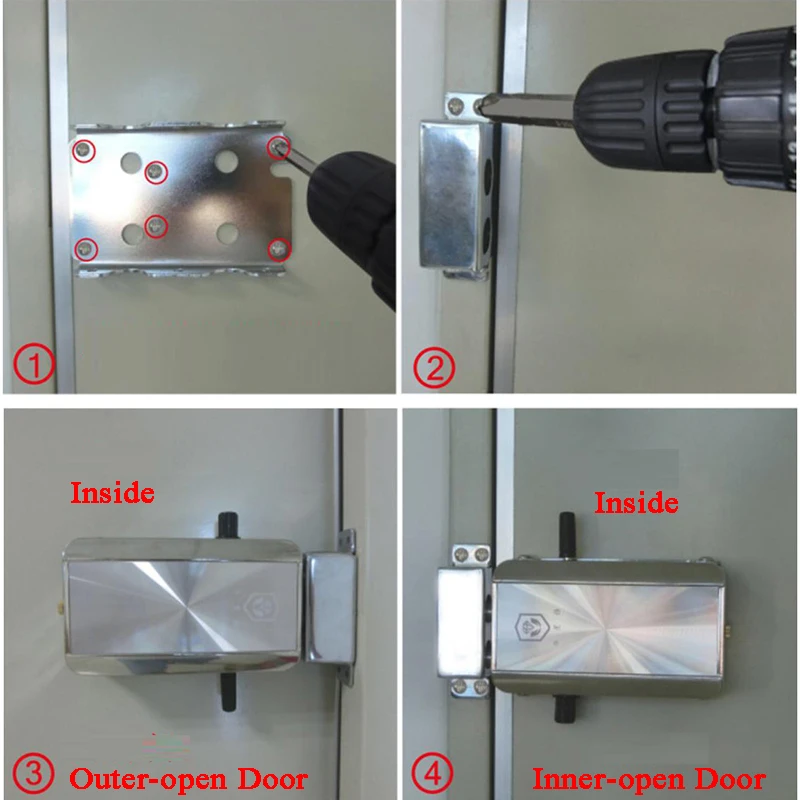 Tuya Wifi Remote Control Lock TTLock Smart Door Lock Wireless Bluetooth Smart Lock Invisible Deadbolt Hidden Keyless Locks