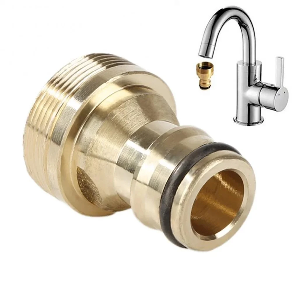 1PCS Outdoor Industry Home Faucet Tap Adaptor Tap Connector Brass Male Thread Hose Pipe Accessories Adapter Fitting