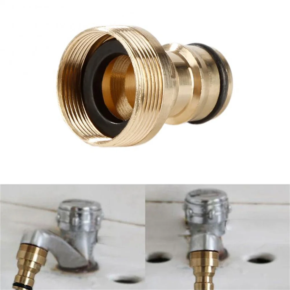 1PCS Outdoor Industry Home Faucet Tap Adaptor Tap Connector Brass Male Thread Hose Pipe Accessories Adapter Fitting