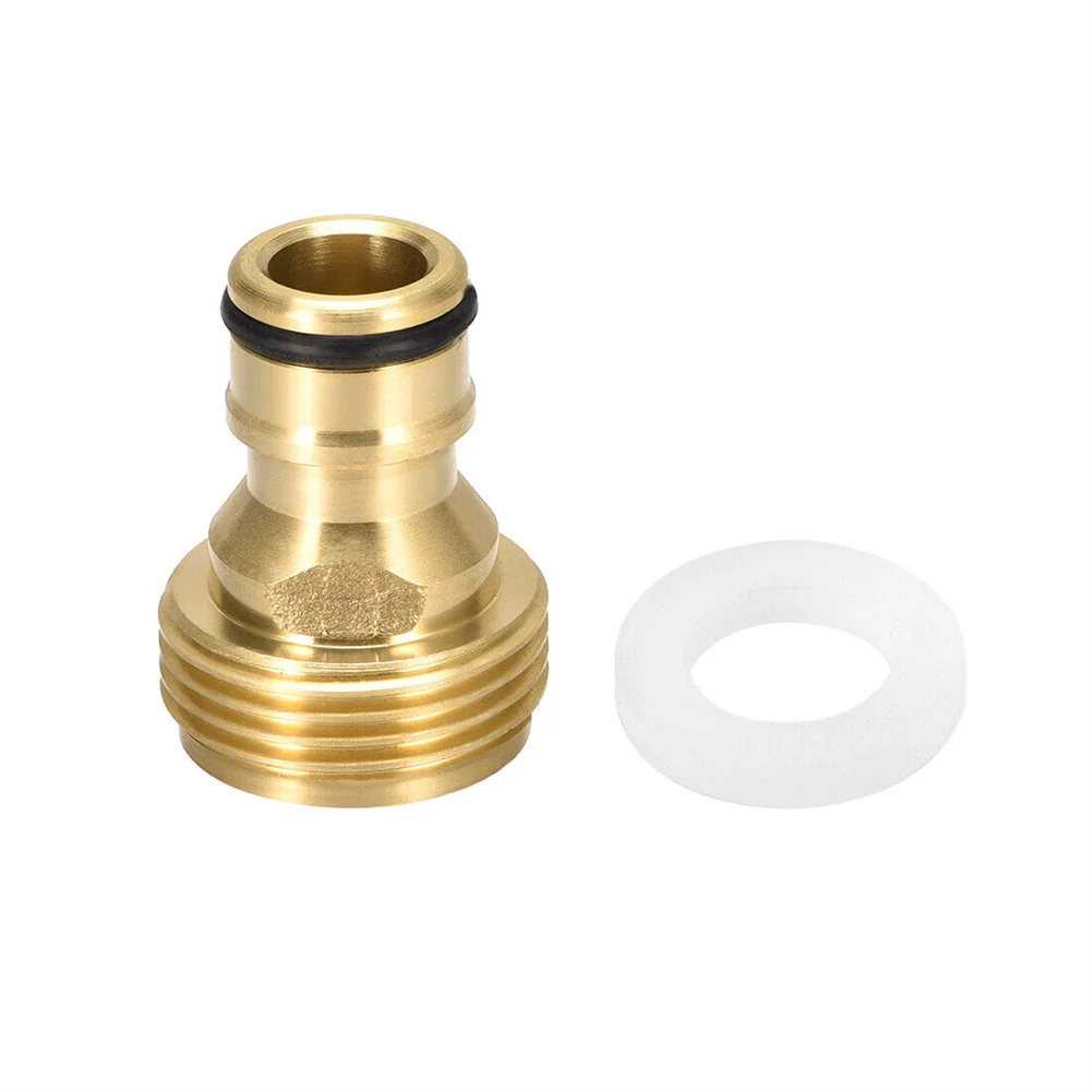 1PCS Outdoor Industry Home Faucet Tap Adaptor Tap Connector Brass Male Thread Hose Pipe Accessories Adapter Fitting