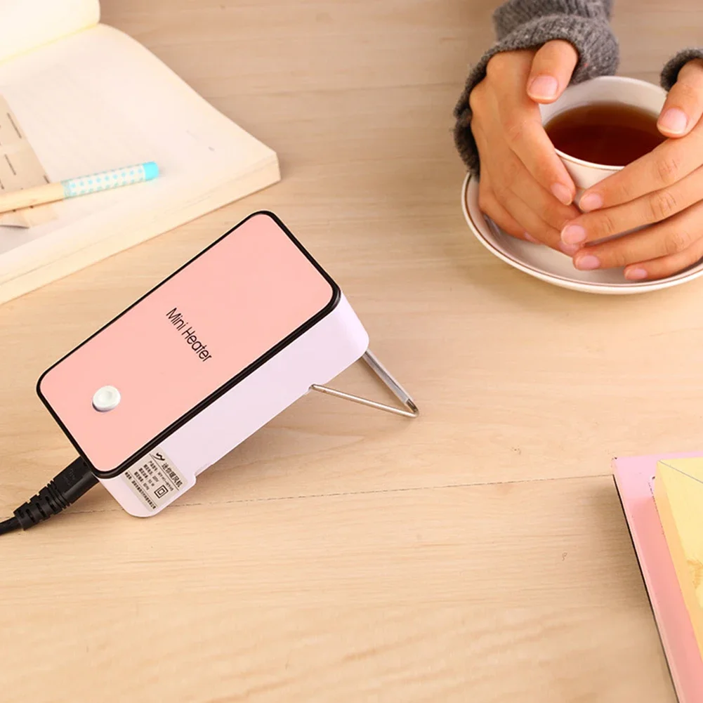 Portable Electric Heater Desktop Hand Warmer Space Warm Air Blower Mini Fan Heater For Dormitory Home Heaters Winter Heating Fan