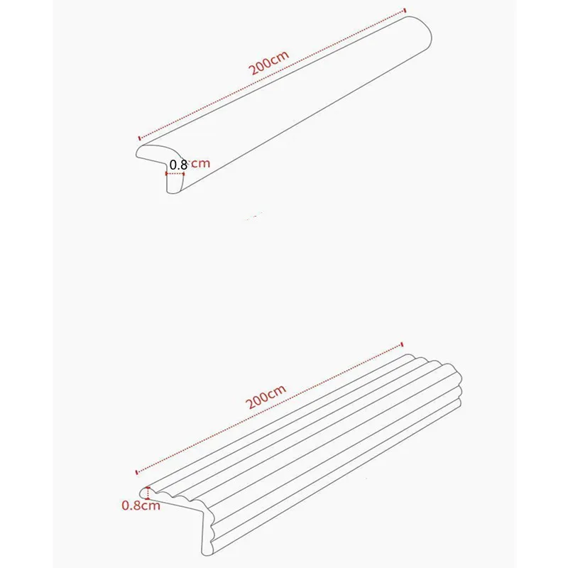 2M super thick baby safety furniture table protection edge corner table cover protection tape foam corner bumper protection