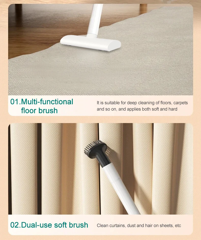 15000pa Multifunctional Handheld Vacuum Cleaner Powerful Suction HEPA Filter Wireless Vacuum Cleaner for Floor Household