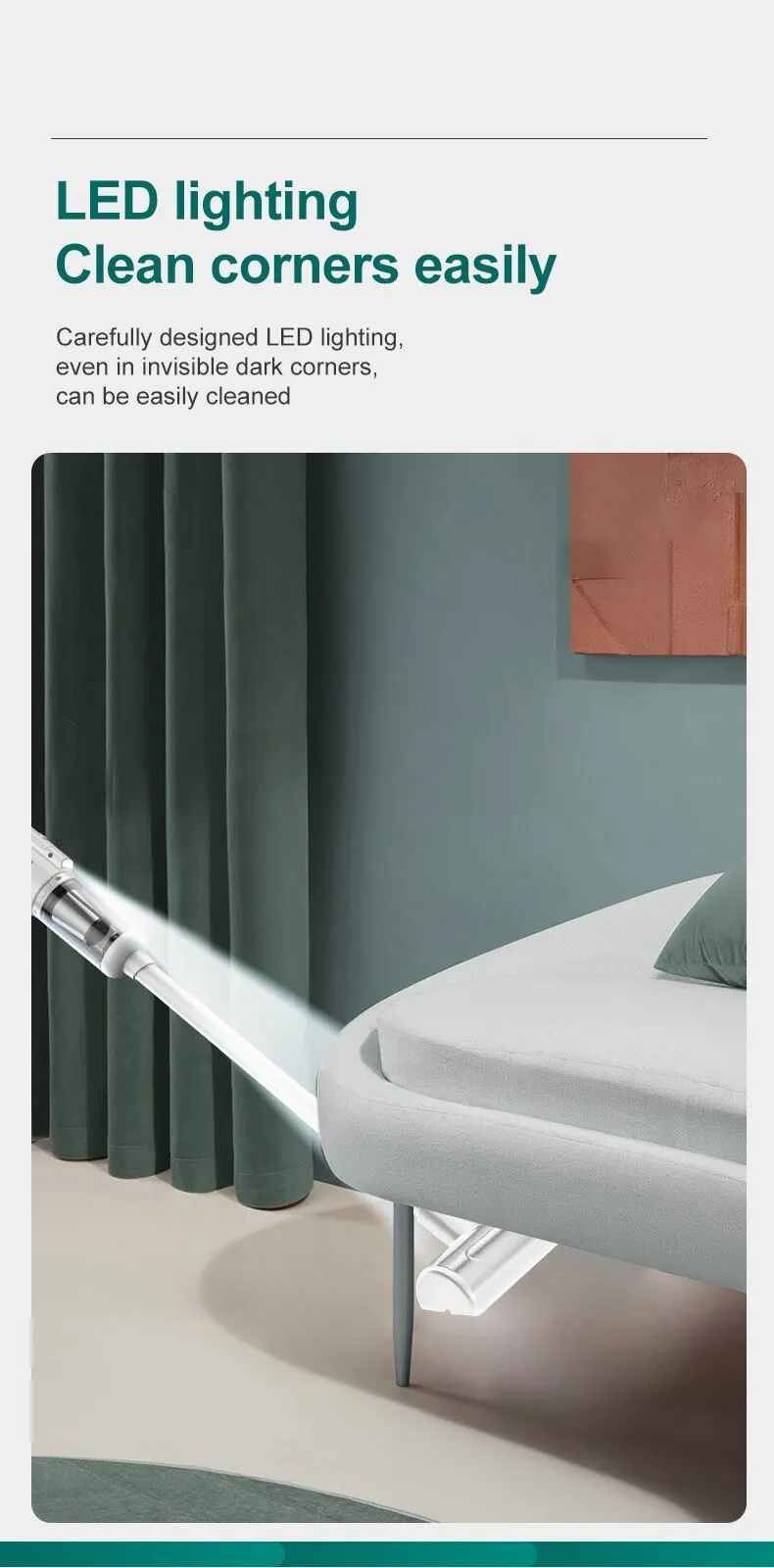 15000pa Multifunctional Handheld Vacuum Cleaner Powerful Suction HEPA Filter Wireless Vacuum Cleaner for Floor Household