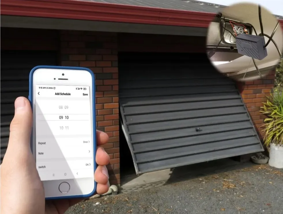 Smart Garage Door Opener DC5V Mobile Phone Remote Tuya Smart Life App Controller Support Alexa & Google Assistant No need Hub