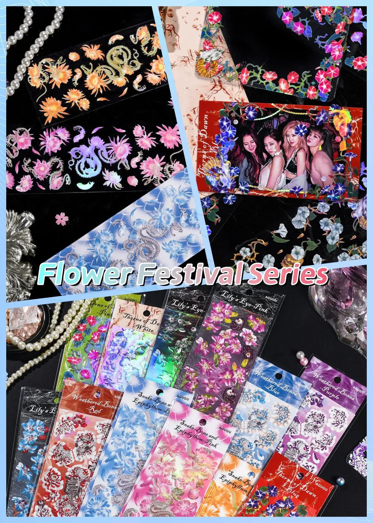 KPop Stickers Galore: The Ultimate Collection of Cute Aesthetic & Sparkly Korean Stickers for Toploader Deco Journaling & More
