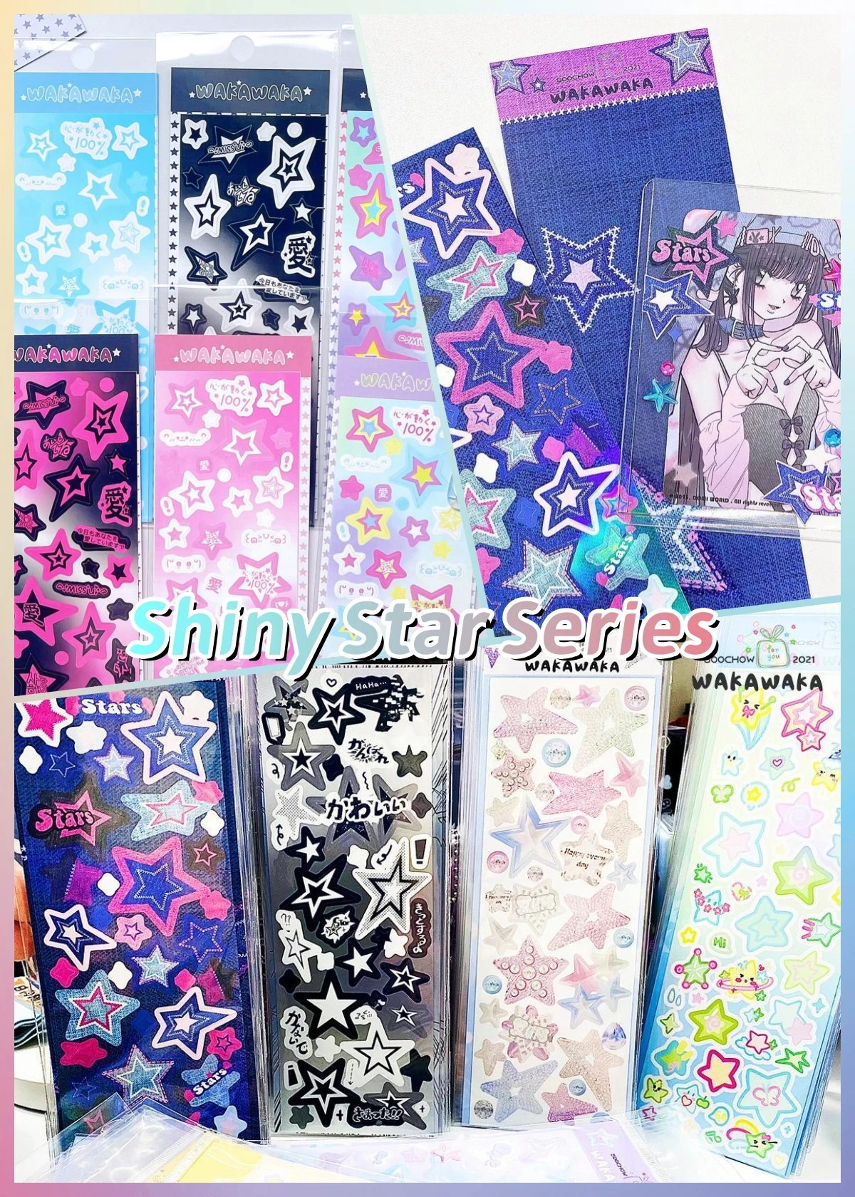KPop Stickers Galore: The Ultimate Collection of Cute Aesthetic & Sparkly Korean Stickers for Toploader Deco Journaling & More