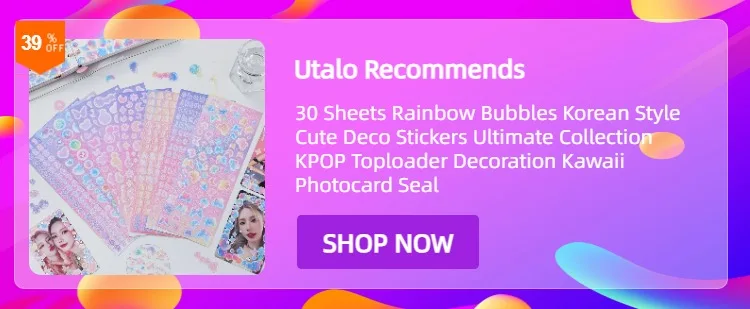 KPop Stickers Galore: The Ultimate Collection of Cute Aesthetic & Sparkly Korean Stickers for Toploader Deco Journaling & More