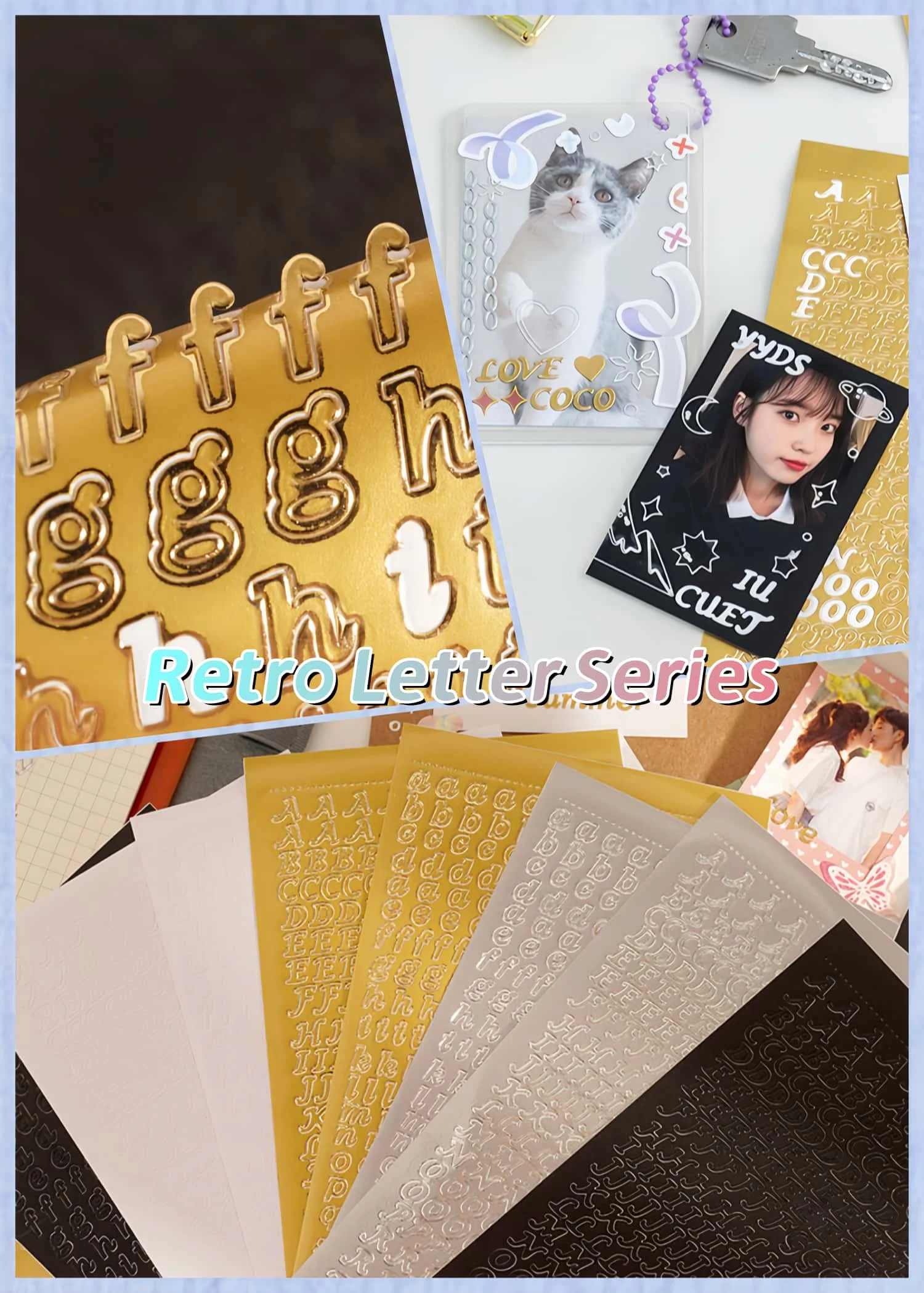 KPop Stickers Galore: The Ultimate Collection of Cute Aesthetic & Sparkly Korean Stickers for Toploader Deco Journaling & More
