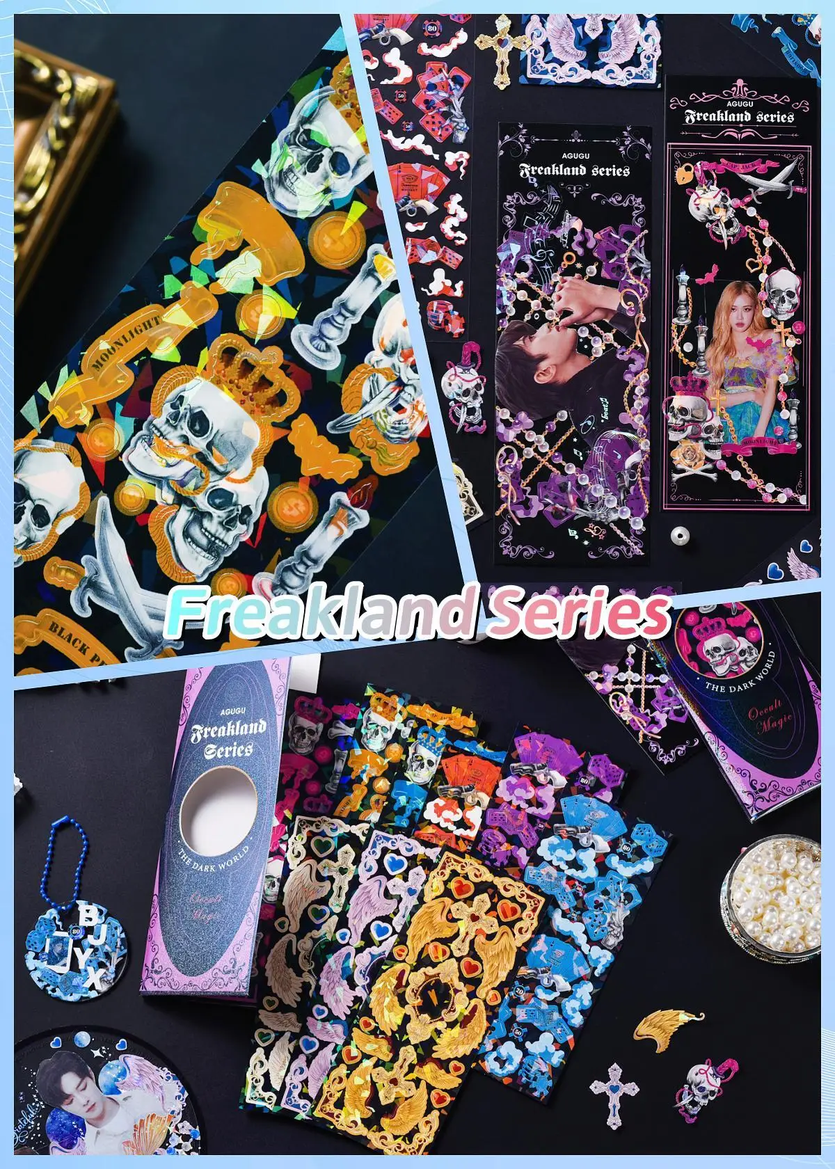KPop Stickers Galore: The Ultimate Collection of Cute Aesthetic & Sparkly Korean Stickers for Toploader Deco Journaling & More