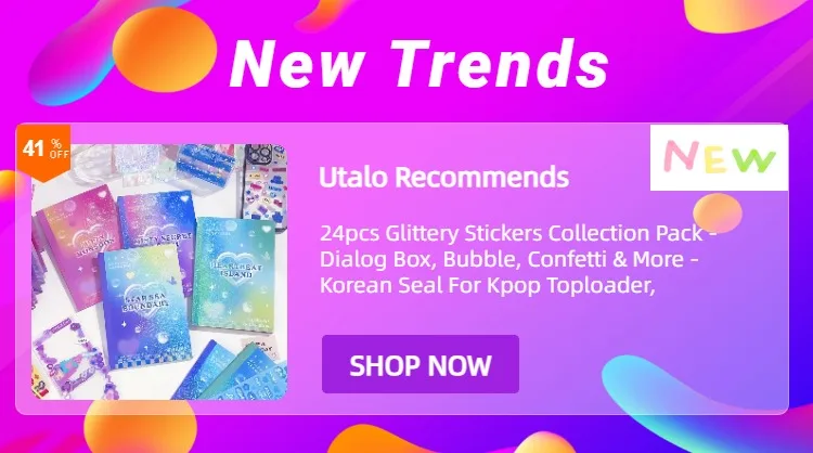 KPop Stickers Galore: The Ultimate Collection of Cute Aesthetic & Sparkly Korean Stickers for Toploader Deco Journaling & More