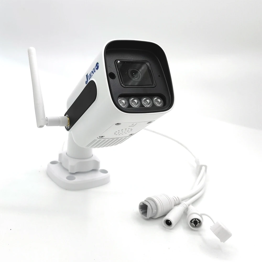 JIENUO 5MP Wifi Camera IP 128G Outdoor Waterproof Wireless NightVision 32G 64G Security Surveillance 1080P Onvif Home Cam CamHi