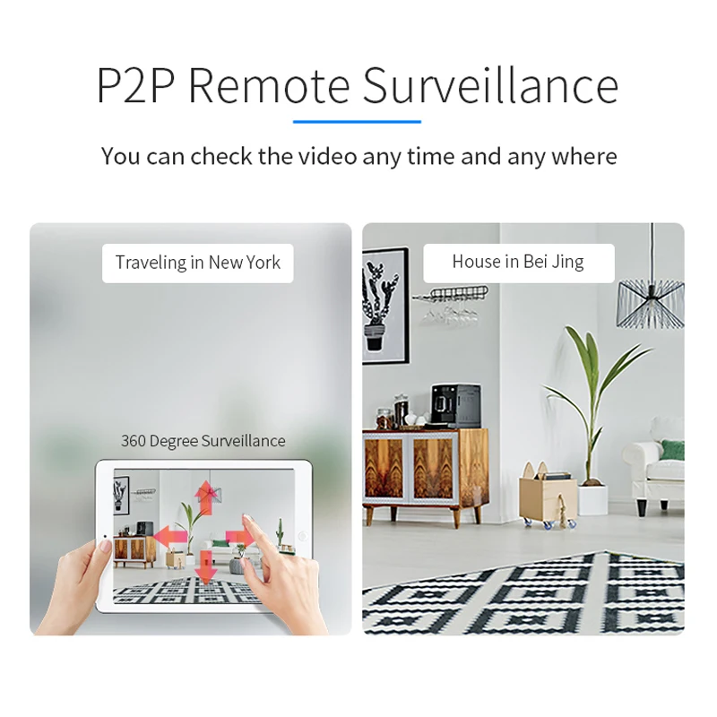 JIENUO 5MP Wifi Camera IP 128G Outdoor Waterproof Wireless NightVision 32G 64G Security Surveillance 1080P Onvif Home Cam CamHi