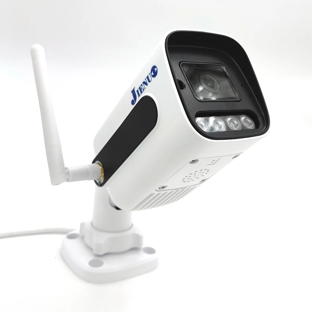 JIENUO 5MP Wifi Camera IP 128G Outdoor Waterproof Wireless NightVision 32G 64G Security Surveillance 1080P Onvif Home Cam CamHi