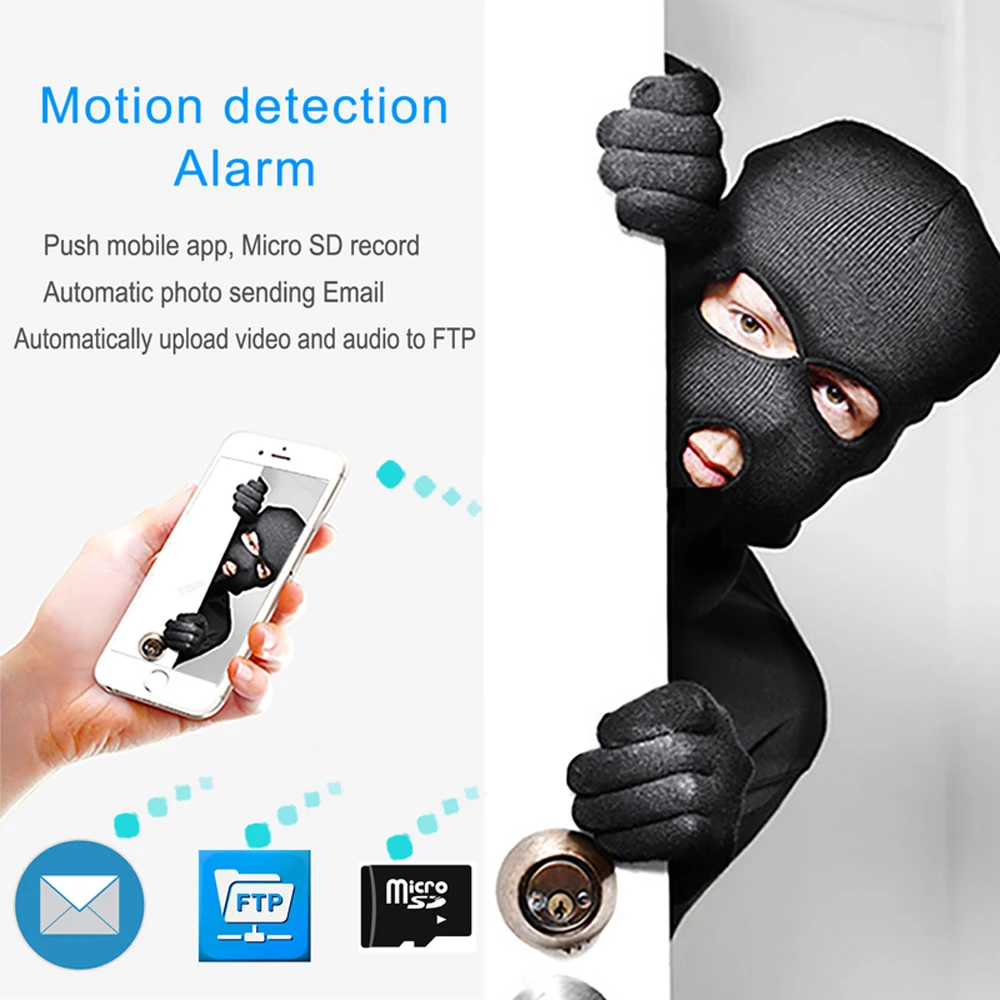 JIENUO 5MP Wifi Camera IP 128G Outdoor Waterproof Wireless NightVision 32G 64G Security Surveillance 1080P Onvif Home Cam CamHi