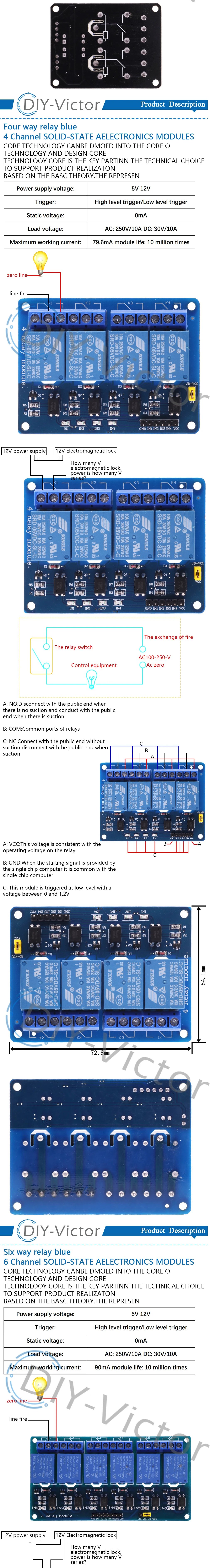 1 2 4 6 8 Channel DC 5V 12V Relay Module with Optocoupler Low Level Trigger 1 Way Expansion Board For Arduino Raspberry Pi