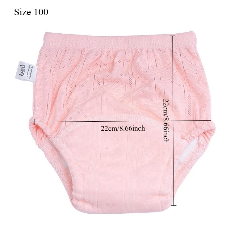 3pcs/lot Newborn Training Pants Cotton Thin Summer Baby Shorts Washable Boy Girls Cloth Diapers Reusable Nappies Infant Panties