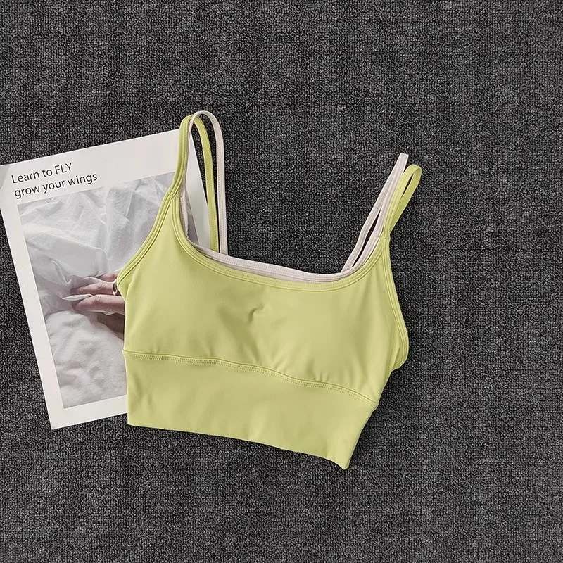 Women Breathable Sports Bra Shockproof Fitness Tops Push Up Gym Crop Top Brassiere Sport Bras Gym Workout Top Seamless Yoga Bra