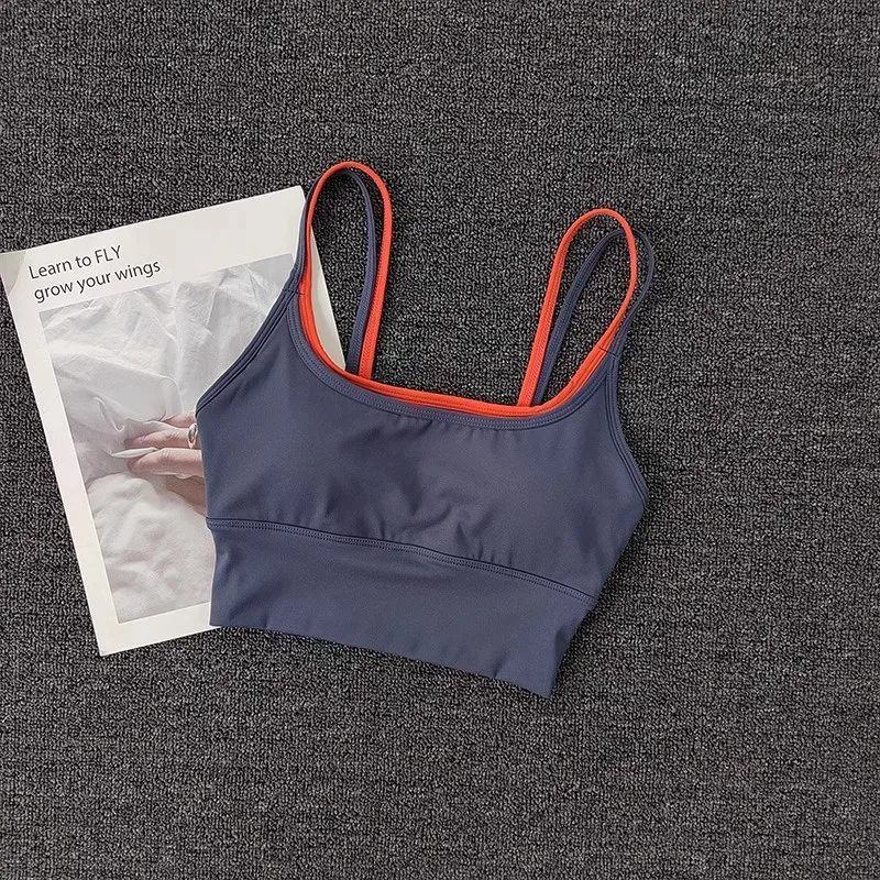 Women Breathable Sports Bra Shockproof Fitness Tops Push Up Gym Crop Top Brassiere Sport Bras Gym Workout Top Seamless Yoga Bra