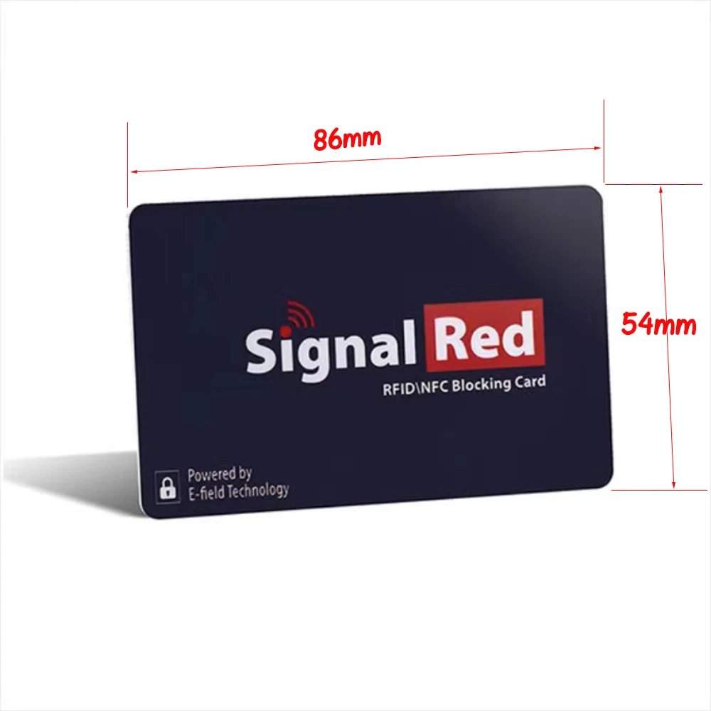 Protect Entire Wallet RFID Blocking NFC Signals Shield Secure for Credit Cards and Passports Protector Card Protector Blocker