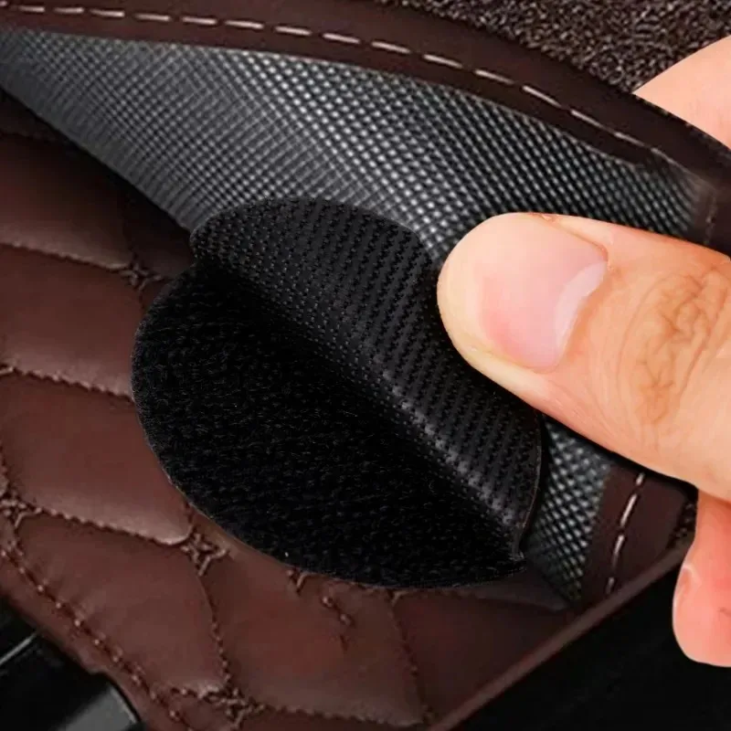 Double Faced Adhesive Patch Car Carpet Fixing Stickers Home Office Foot Mats Carpets Anti Skid Grip Nylon Tape Hook And Loop Pad