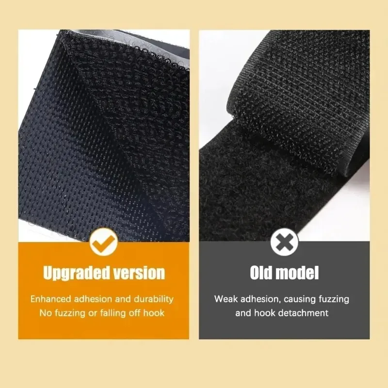Double Faced Adhesive Patch Car Carpet Fixing Stickers Home Office Foot Mats Carpets Anti Skid Grip Nylon Tape Hook And Loop Pad