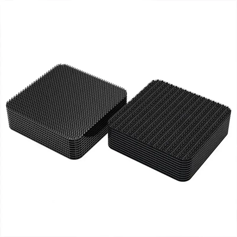 Double Faced Adhesive Patch Car Carpet Fixing Stickers Home Office Foot Mats Carpets Anti Skid Grip Nylon Tape Hook And Loop Pad