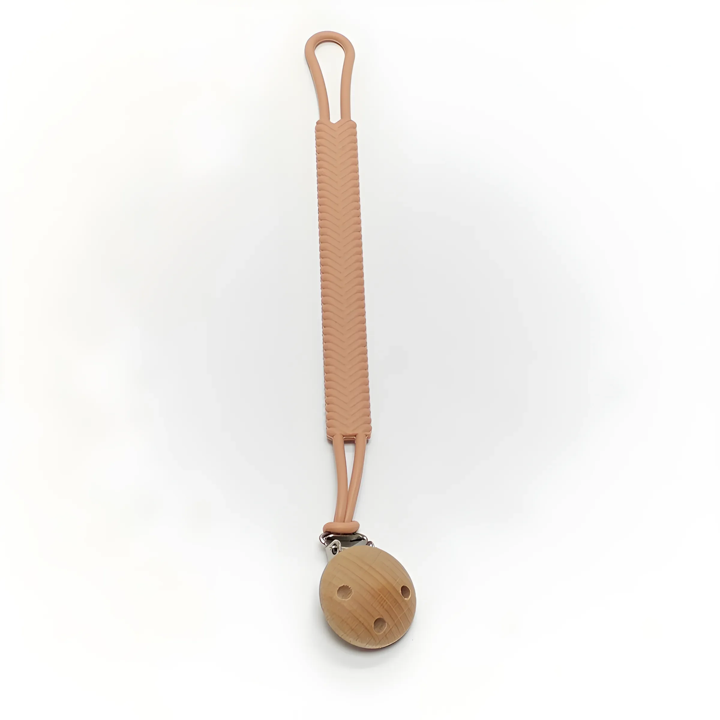 Baby Pacifier Teether Anti Drop Chain Rope Food Grade Silicone One Pacifier Chain Pendant