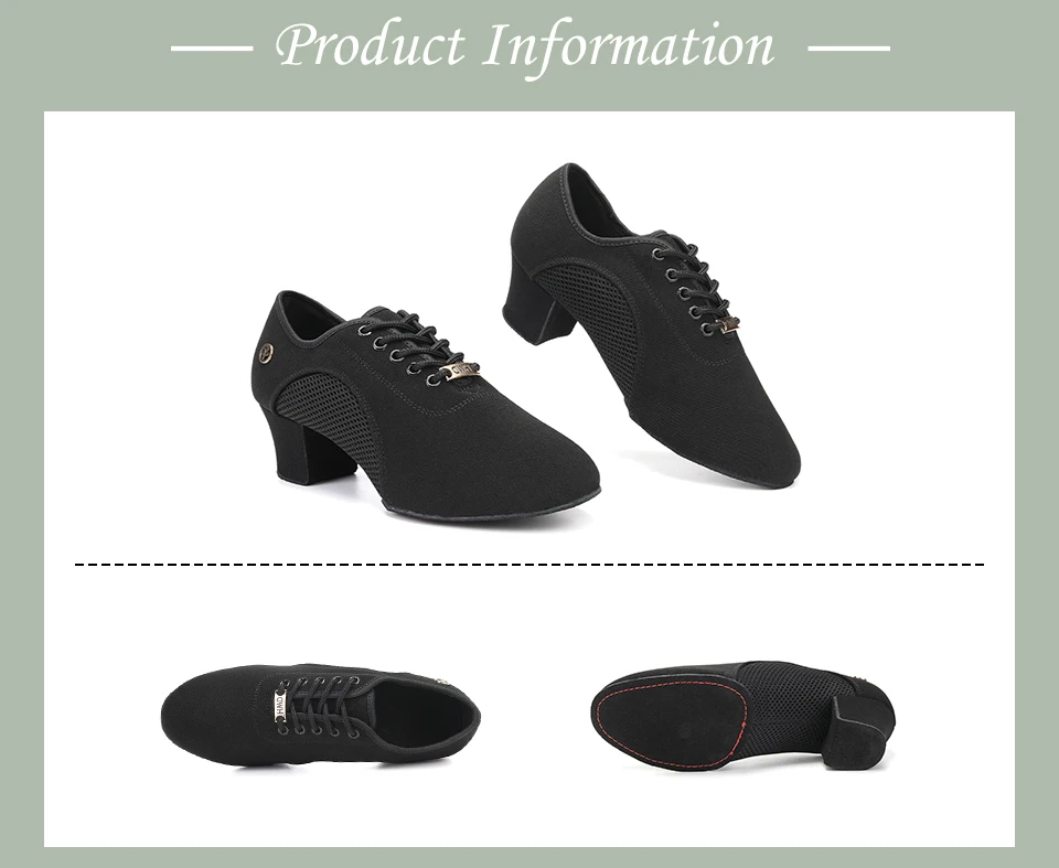 Women Dance Shoes Black Modern Ballroom Salsa Dancing Shoes Boys Latin Jazz Training Shoes Adults Tango Dance Sneakers Men