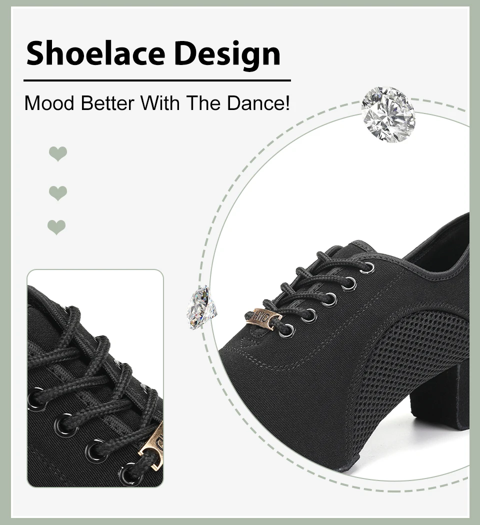 Women Dance Shoes Black Modern Ballroom Salsa Dancing Shoes Boys Latin Jazz Training Shoes Adults Tango Dance Sneakers Men