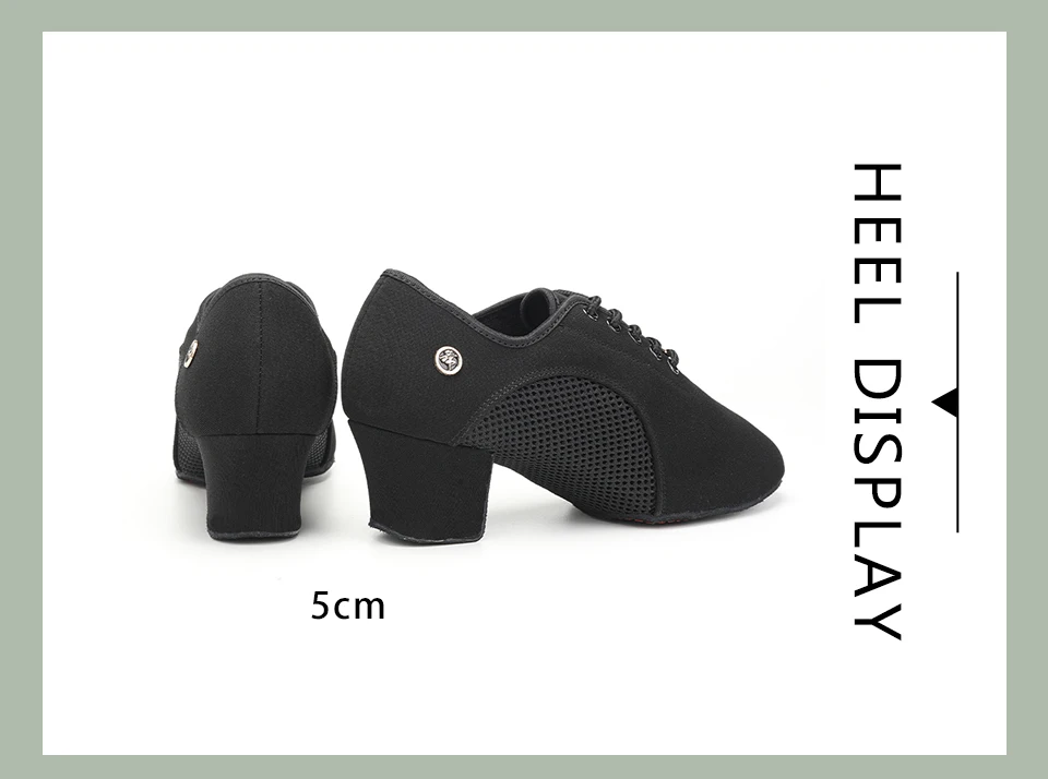 Women Dance Shoes Black Modern Ballroom Salsa Dancing Shoes Boys Latin Jazz Training Shoes Adults Tango Dance Sneakers Men