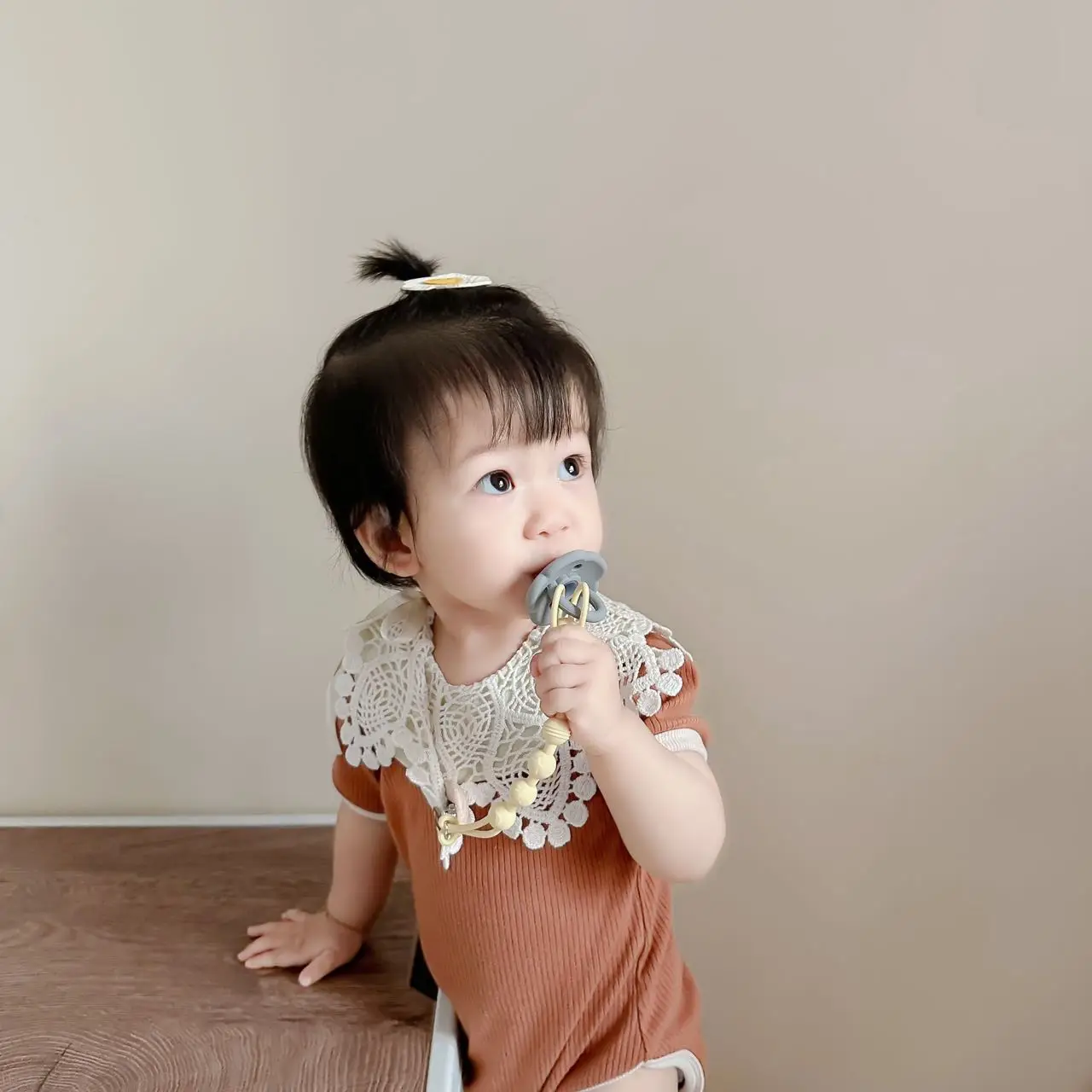 Baby Pacifier Clips Integrated silicone baby pacifier chain Teether Teething Toys Dummy Clip Holder Chain Clip Baby Gift