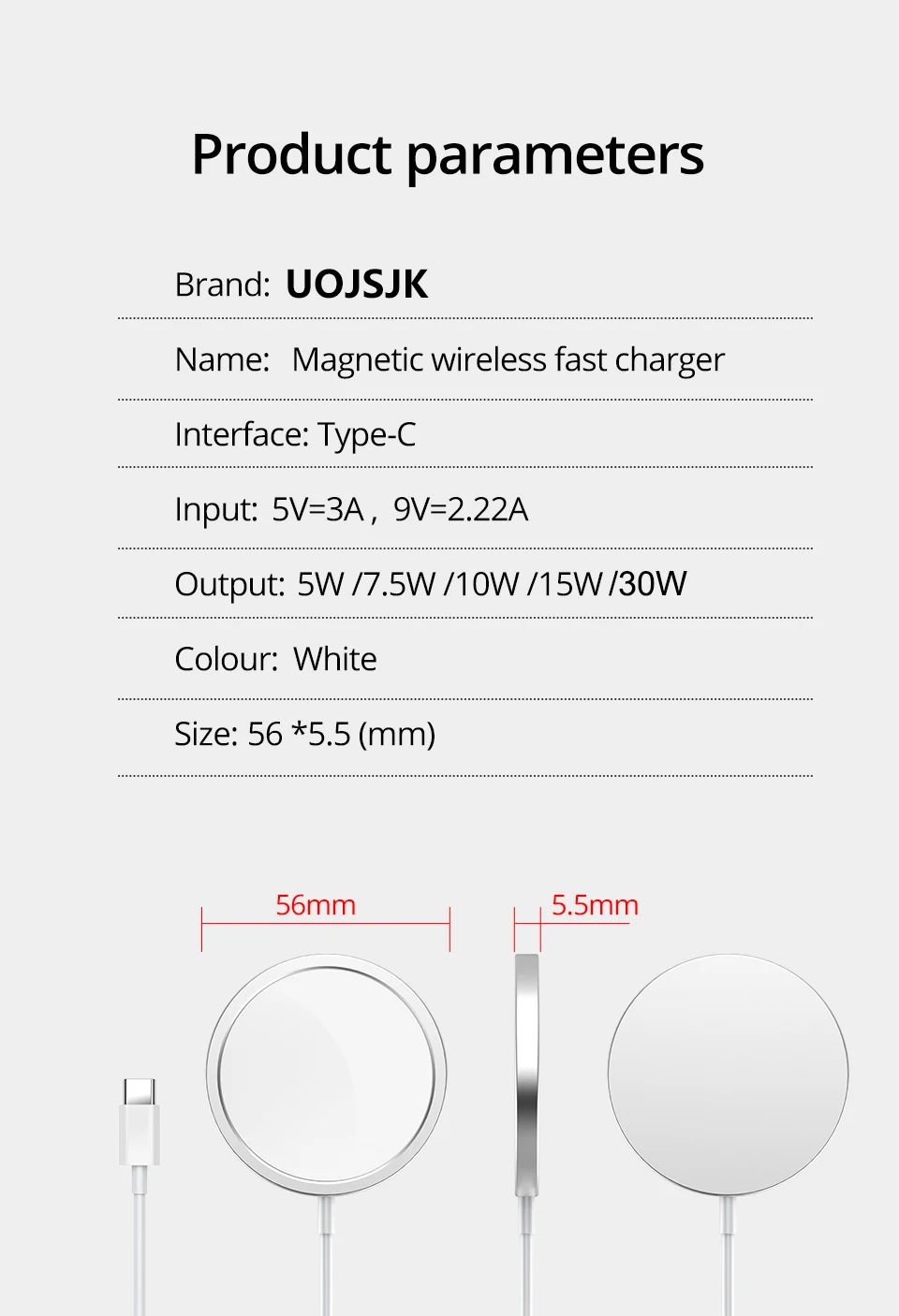 For Apple Magsafes Original Wireless Charger For iPhone 16 15 14 13 12 Pro Max Plus AirPods Fast Charging Type C Magnetic Charge