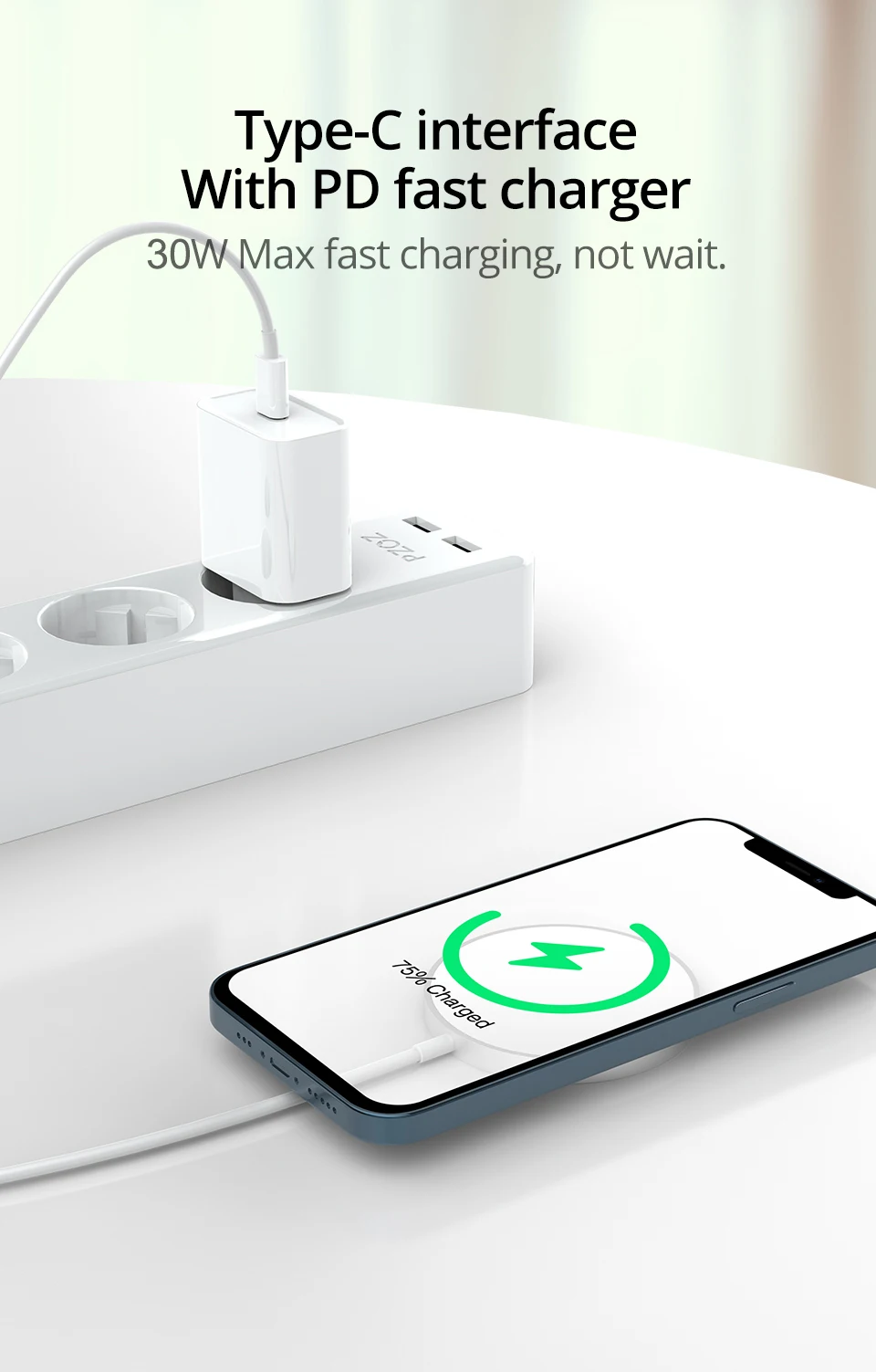 For Apple Magsafes Original Wireless Charger For iPhone 16 15 14 13 12 Pro Max Plus AirPods Fast Charging Type C Magnetic Charge