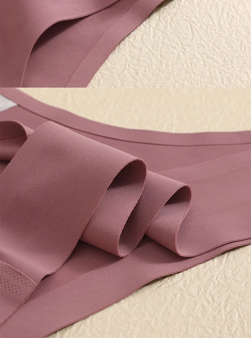 3PCS/SET Sexy G-String Underwear Breathable Female T-back Intimate Lingerie Seamless Low Waist Underpants Lady Bikini Panty S-XL