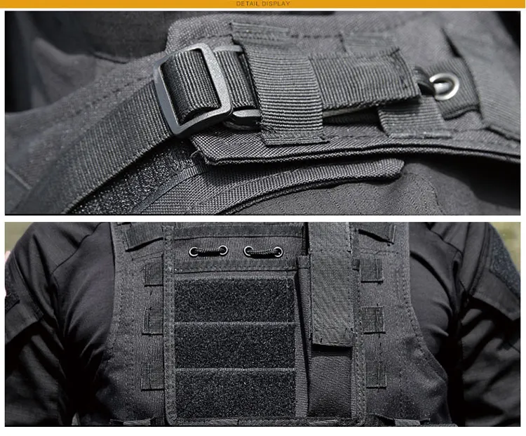 Tactical Vest CS Game Airsoft Assault Molle Vest Equipment Outdoor Clothing Hunting Camouflage Vest Combat Security Waistcoat