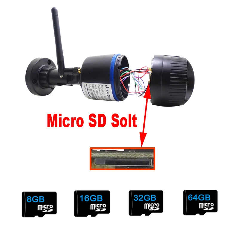 1080P Wifi Bullet Camera IP Cctv Security Wireless Infrared Video Audio Surveillance Outdoor Waterproof Home Cam Ipcam Onvif