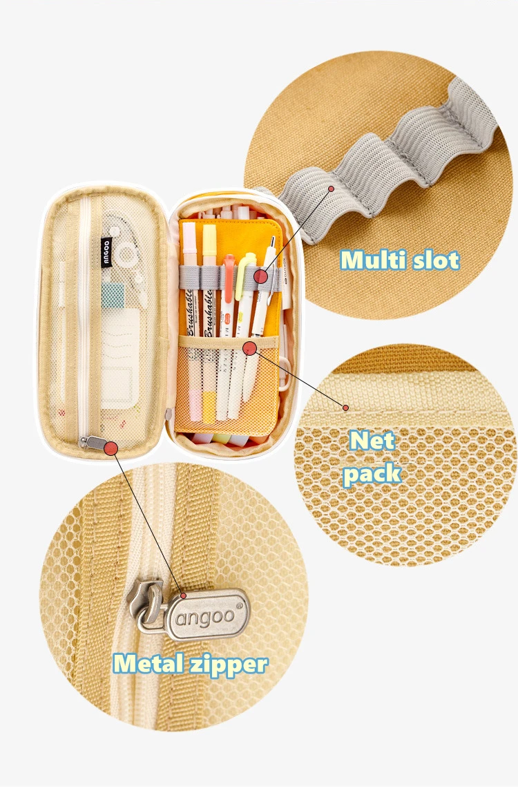 Large Big Creative Pencil Case Cute Kawaii Pencil Cases Storage Pen Bag Stationery Box School Students Supplies